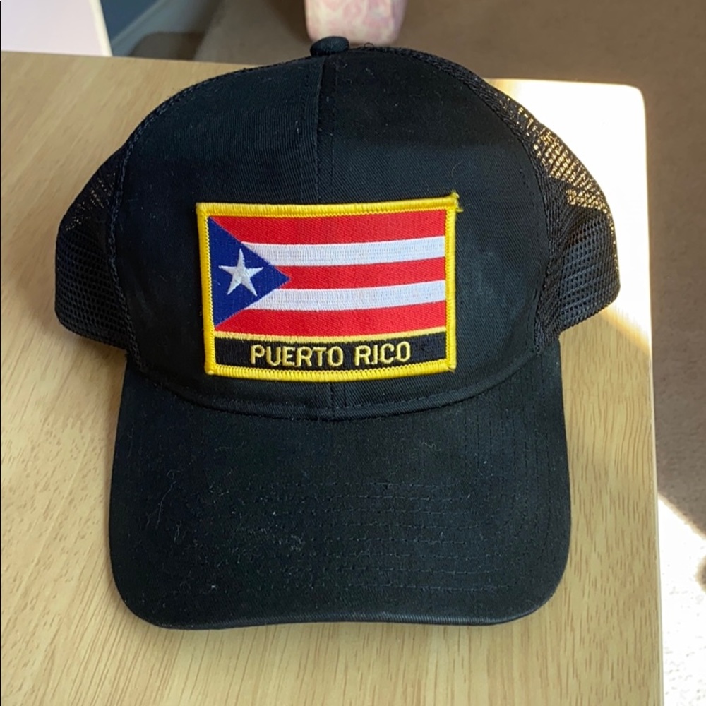 Black Puerto Rico hat
